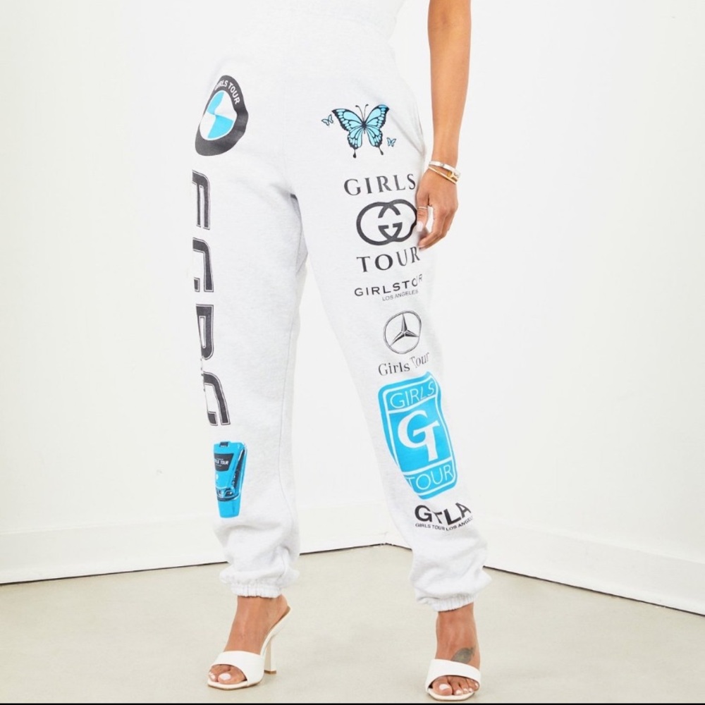 Brand new girls tour logo sweats